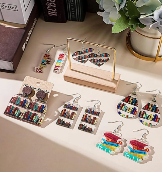 Bookish Earrings