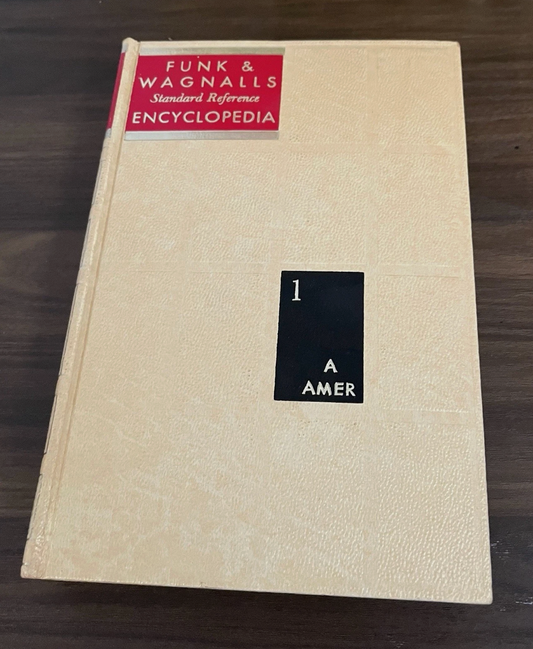 Funk & Wagnalls Standard Reference Encyclopedia, Volume 1, 1969