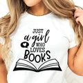 Peach Closet - Just A Girl Who Loves Books Tee