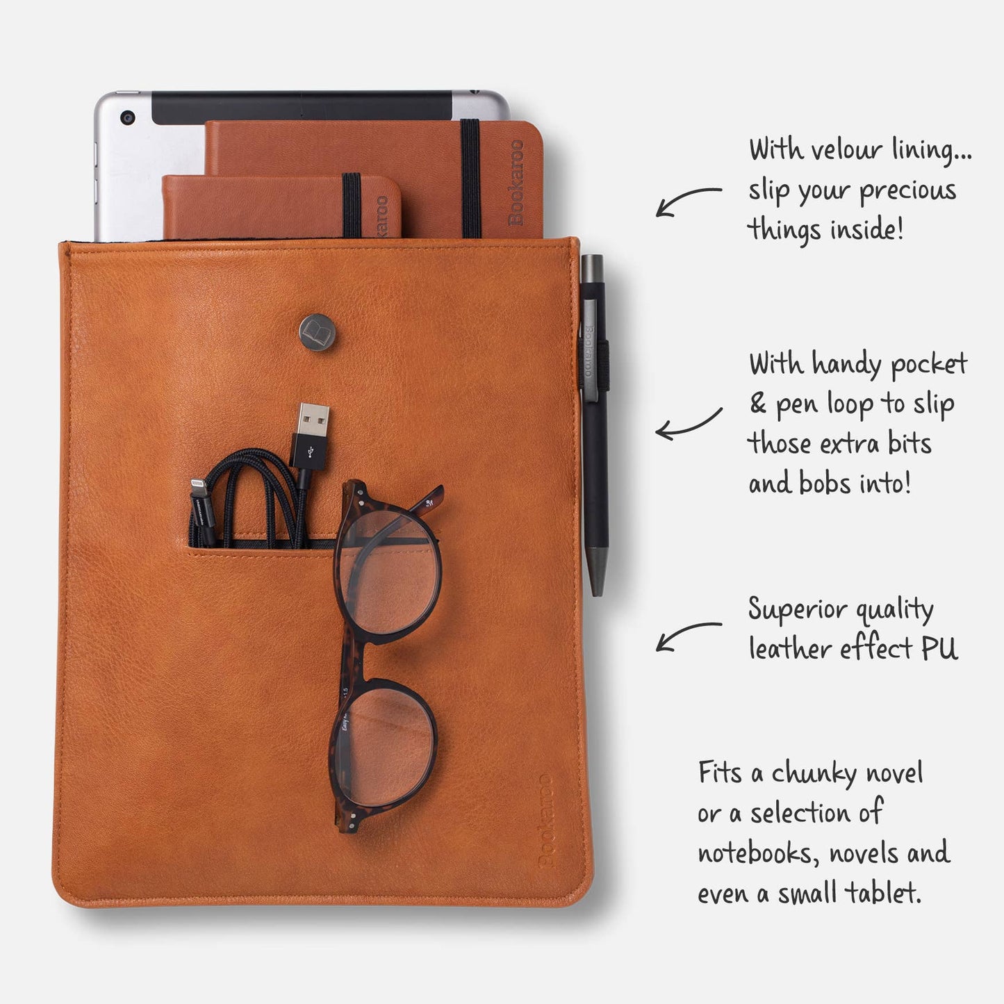 if USA - Bookaroo Books & Stuff Pouch