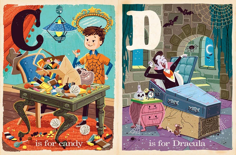 Gibbs Smith - B is for Boo: A Halloween Alphabet Board Book