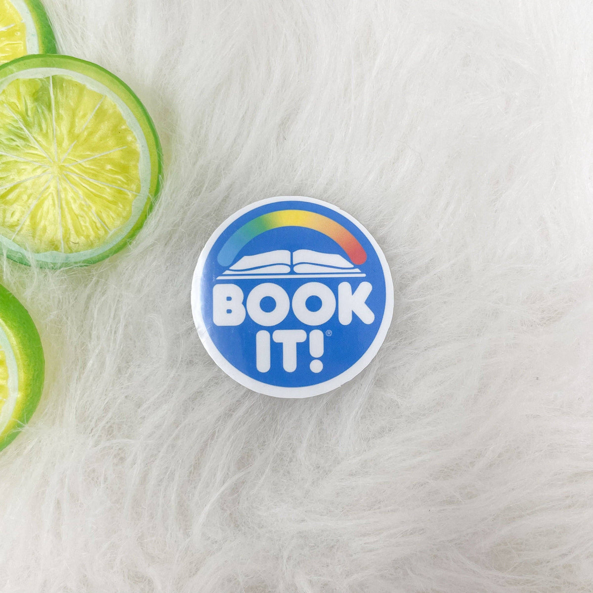 Limes & Lilly - Book It Sticker | Book It Rewards Sticker | Retro Sticker |