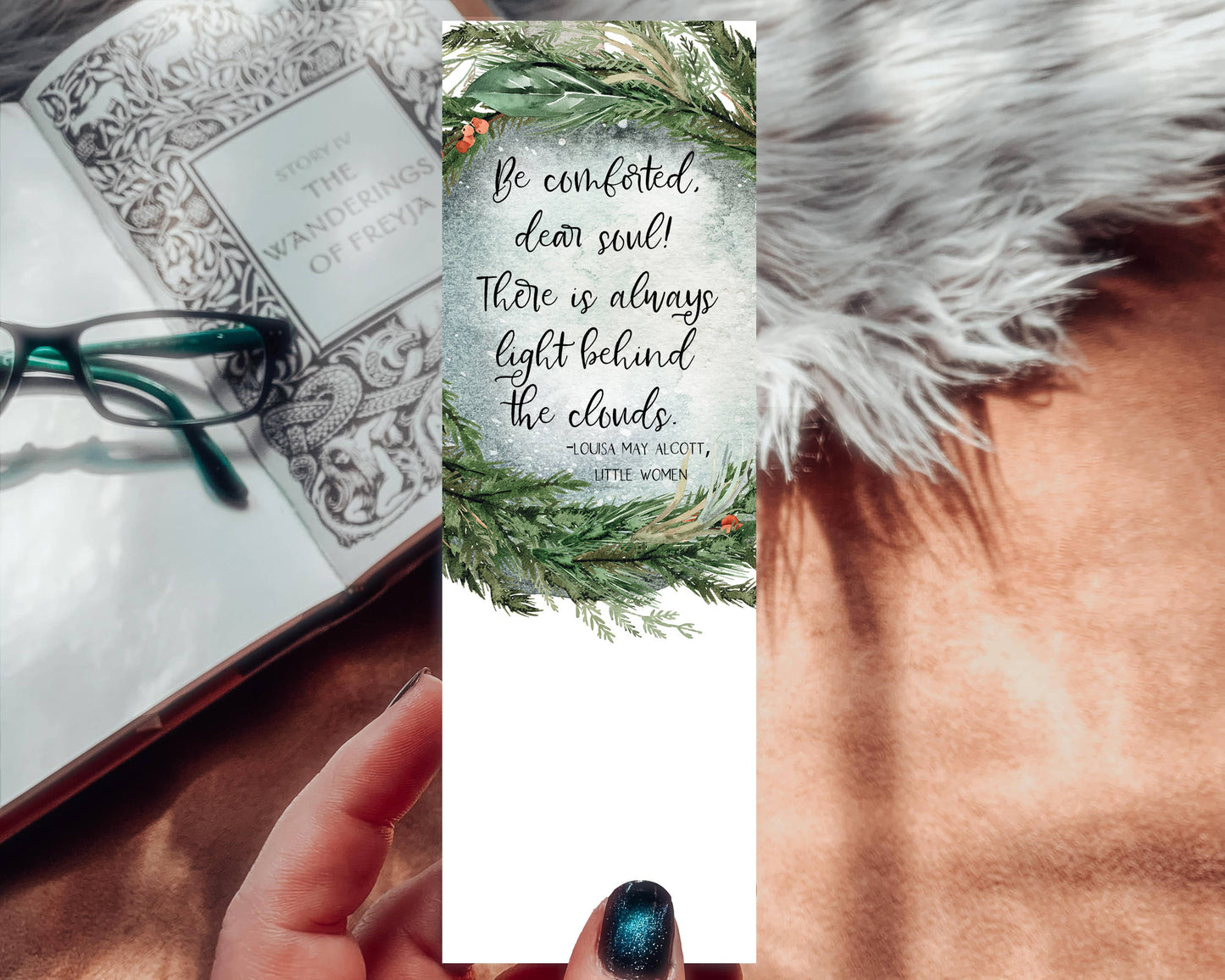 Mirkwood Scribes - Little Women Christmas Bookmark