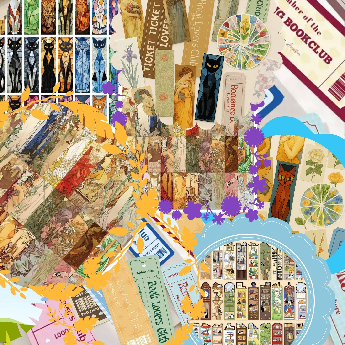 Magnifique Hearts - Random Surprise Bookmarks