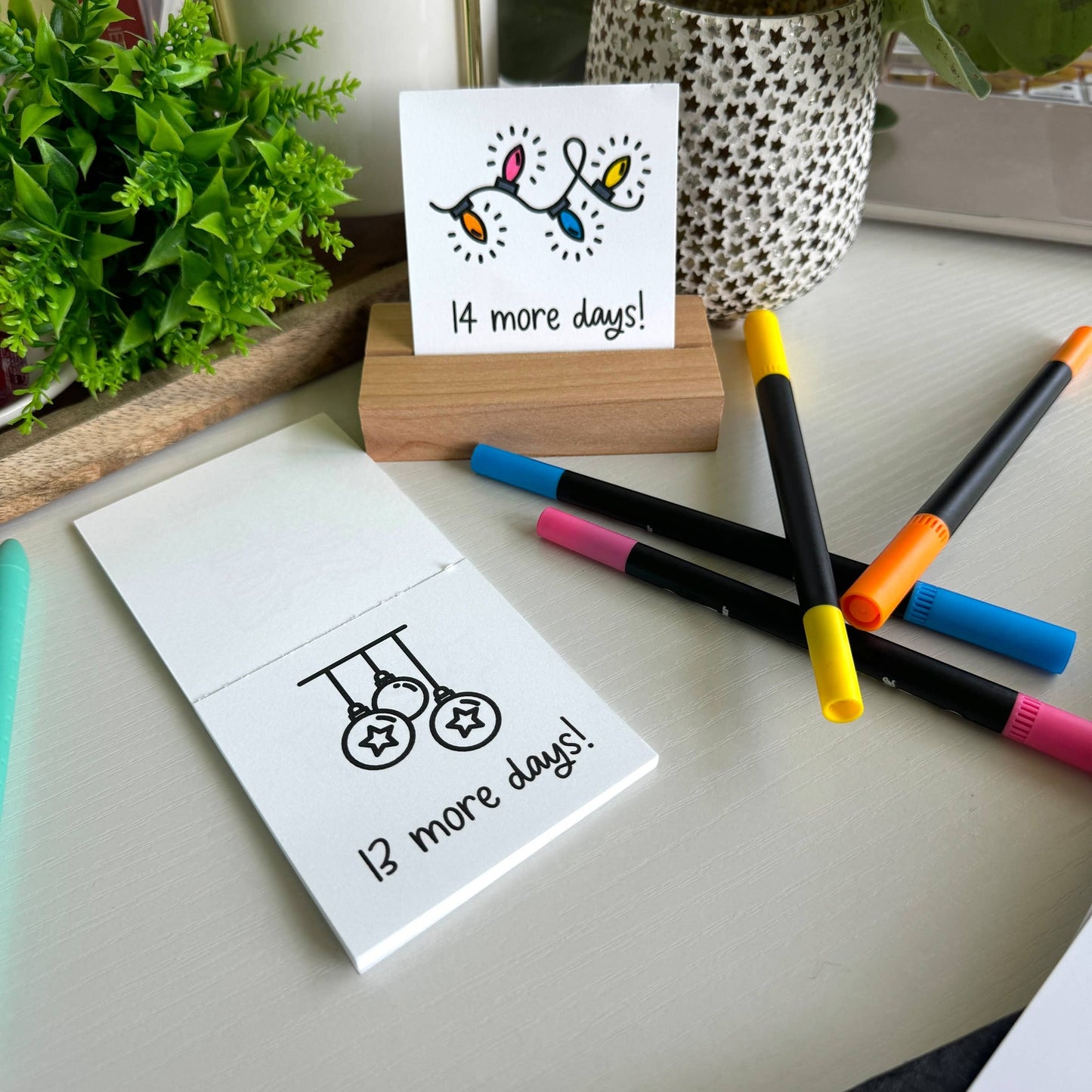 A Brighter Year - Color Your Own Advent Calendar Gift Set, Christmas 2025 Gift