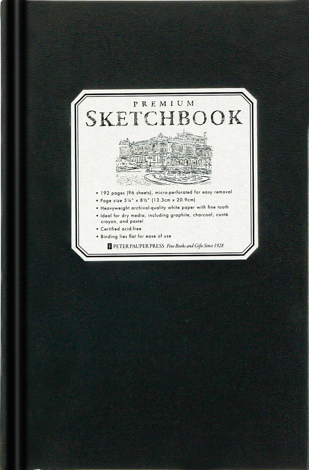 Peter Pauper Press - 5 1/2 x 8 1/2 Premium Sketchbook