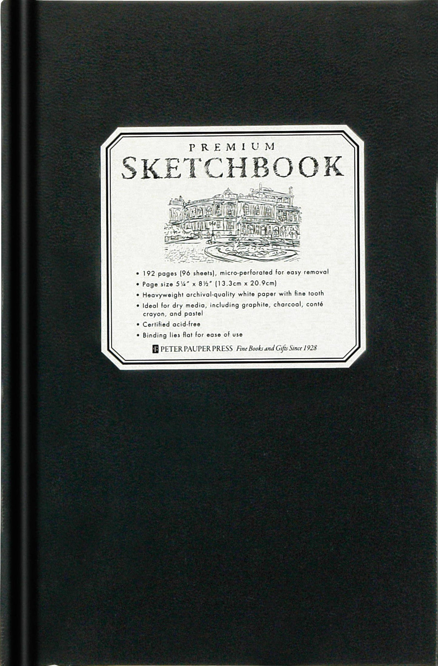 Peter Pauper Press - 5 1/2 x 8 1/2 Premium Sketchbook