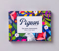 pigeonposted - Floral Fantasia Pigeon, Botanical Folding Letters, Pack of 6
