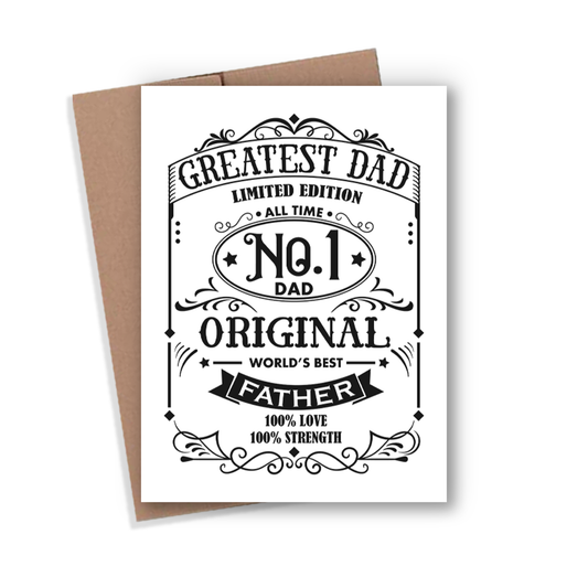 Expression Design Co - Number 1 Dad Card