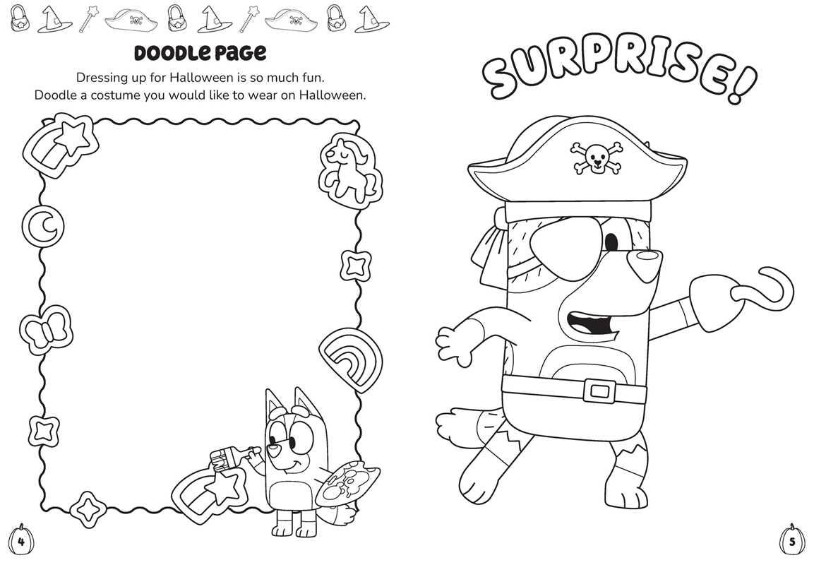 Simon & Schuster - Bluey Colortivity: Happy Halloween! by Grace Baranowski