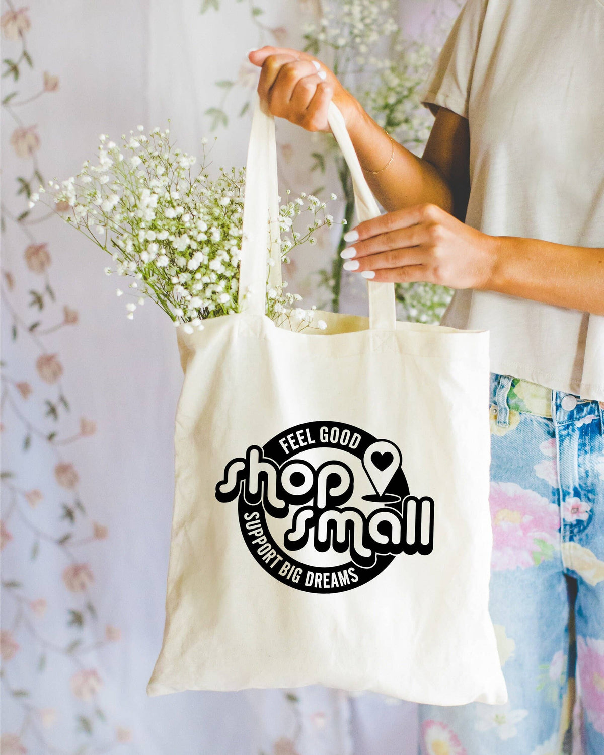 256 Craft Co - Shop Small Canvas Tote Bag