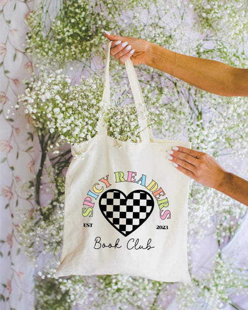 256 Craft Co - Spicy Readers Book Club Canvas Tote Bag