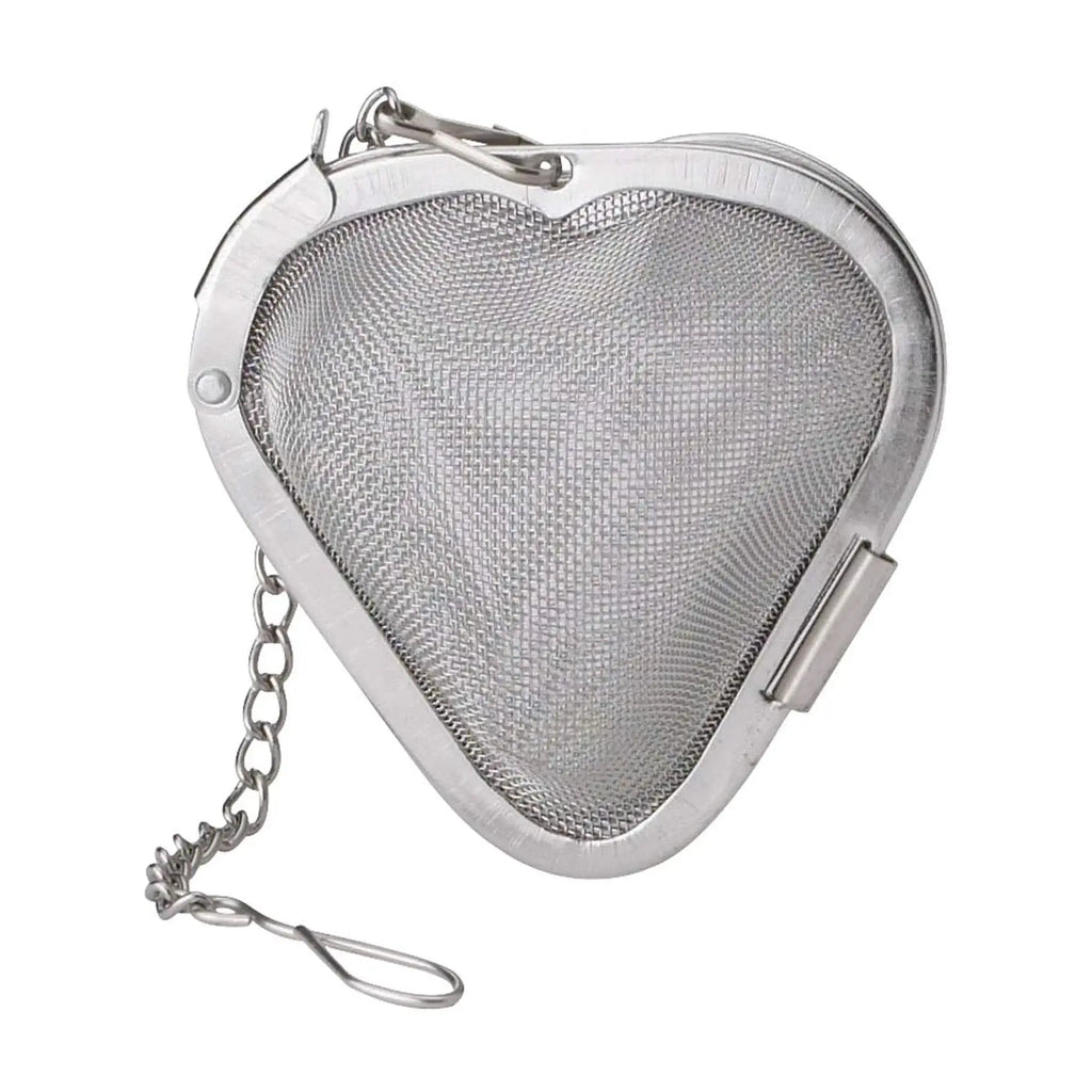 Magnifique Hearts - Heart-Shaped Mesh Tea Infuser, 2.5-Inch Stainless Steel