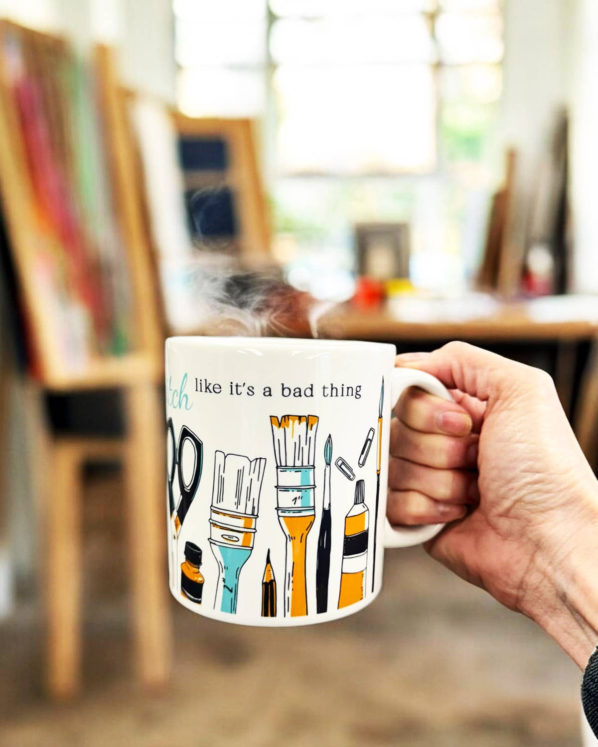Crafty Bitch l Artist l Crafter l Art Teacher Mug