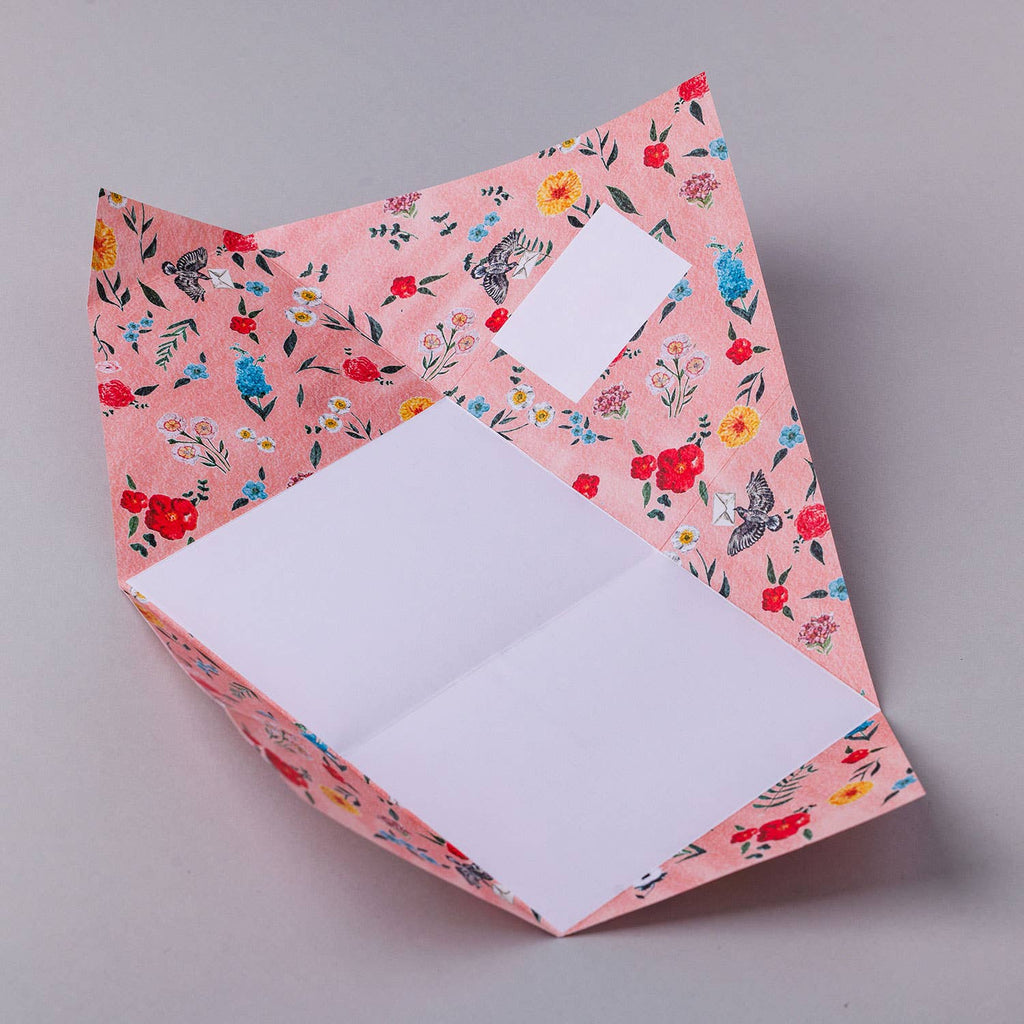 pigeonposted - Sunday Letter Pigeon, Folding Letter Stationery, Pack of 6