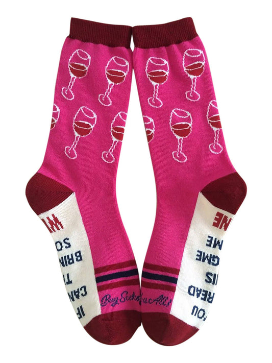 Buy Socks You All - If You Can Read This Bring Me Some Wine Women's Socks