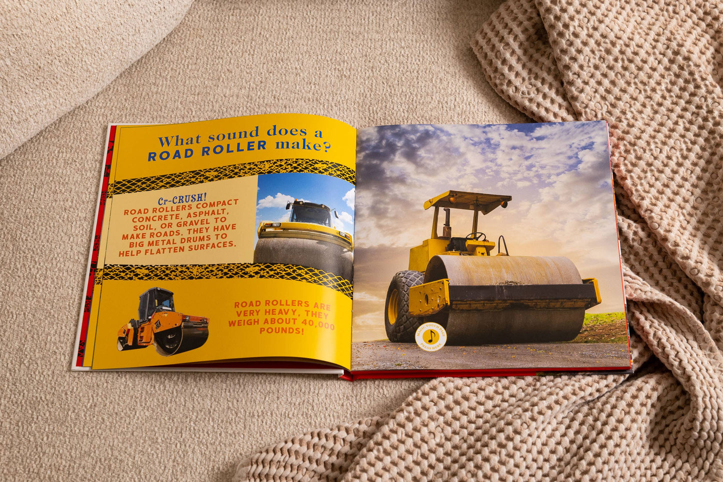 HarperCollins Focus - Giant Trucks: A Press & Play Sound Board Book