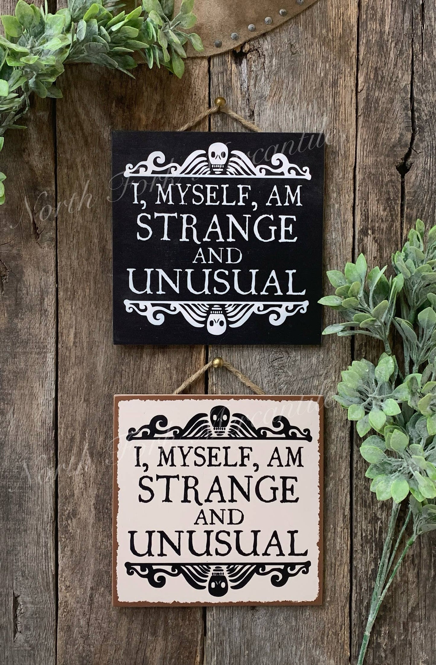 North Fork Mercantile - I Myself Am Strange And Unusual, Halloween Gift