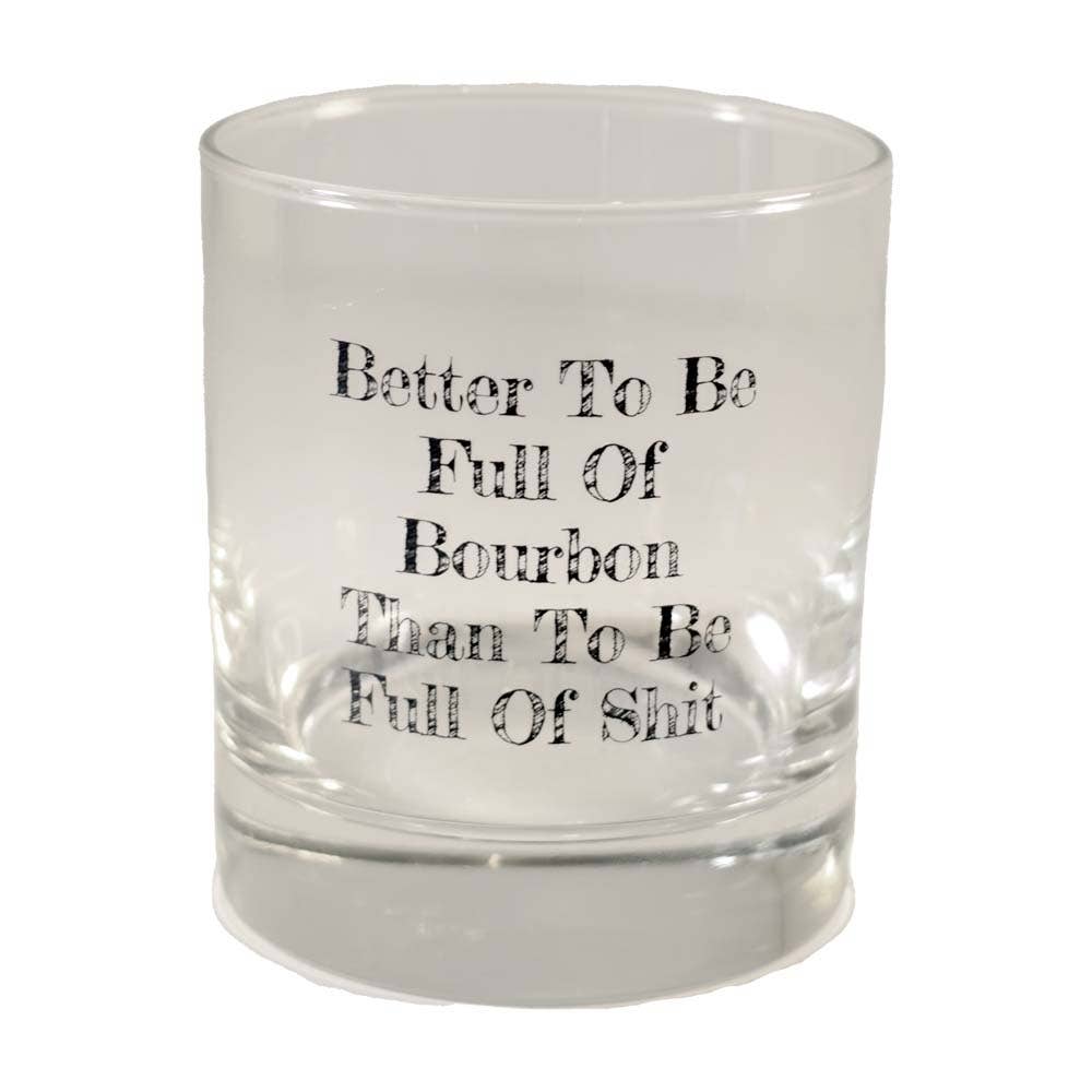 Buy Socks You All - Better To Be Full of Bourbon Rocks Glass