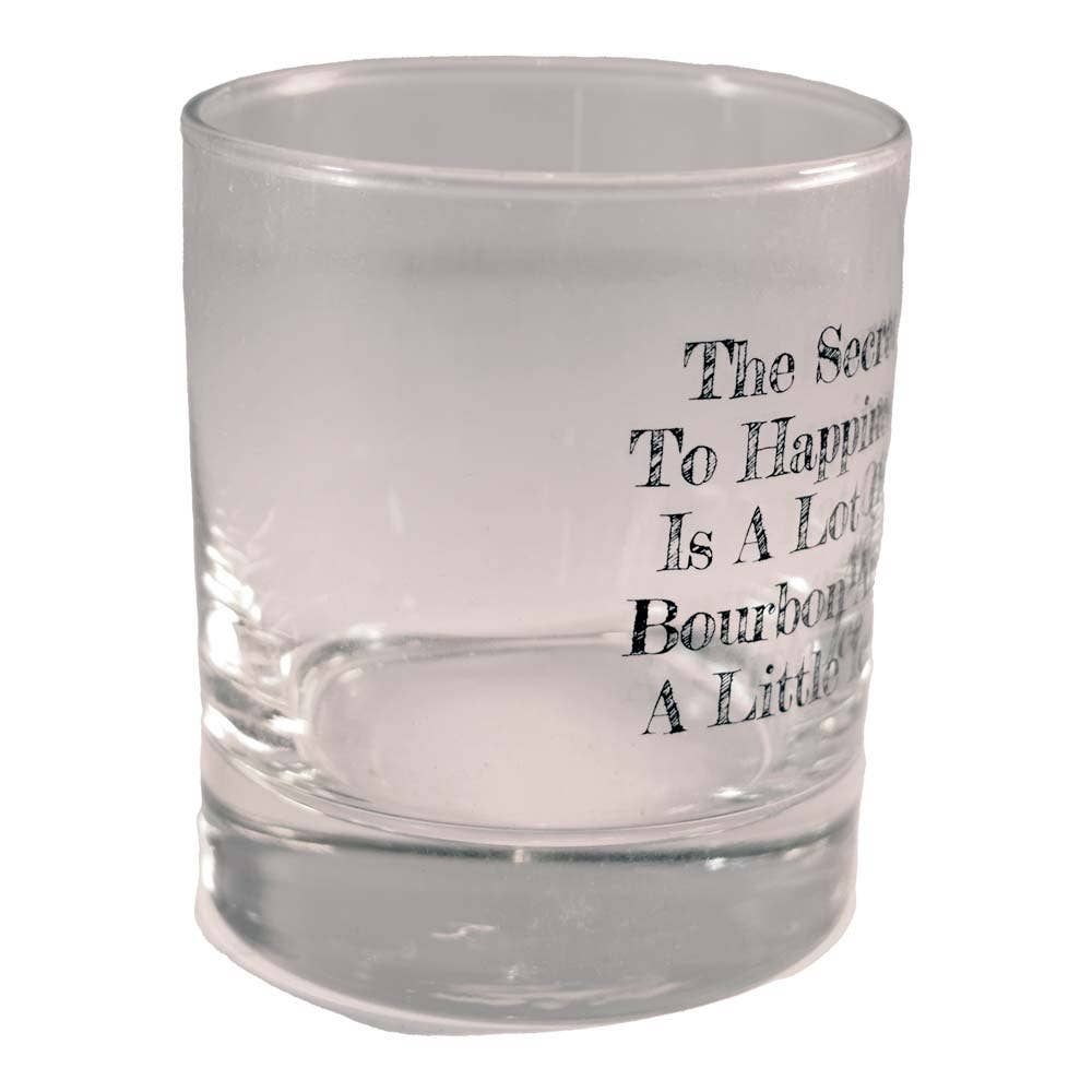 Buy Socks You All - The Secret to Happiness is a Lot of Bourbon and a Little Ice Rocks Glass