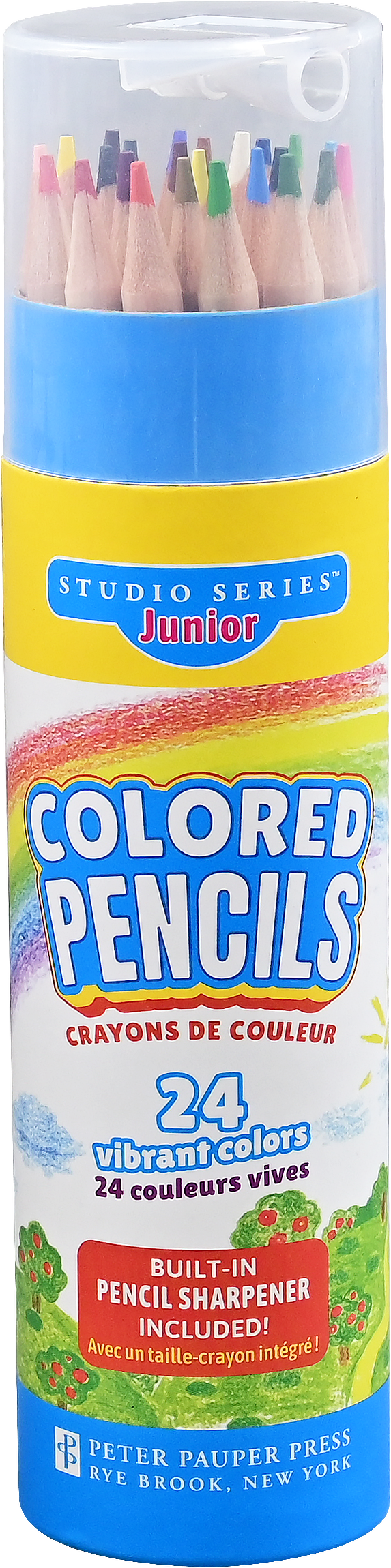 Peter Pauper Press - Studio Series Junior Colored Pencils (Set of 24)
