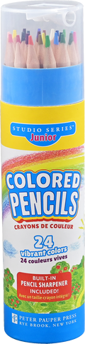 Peter Pauper Press - Studio Series Junior Colored Pencils (Set of 24)