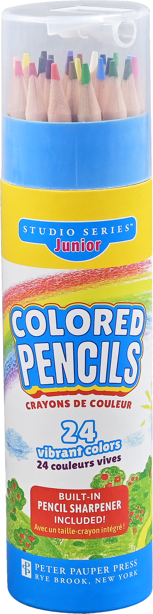 Peter Pauper Press - Studio Series Junior Colored Pencils (Set of 24)