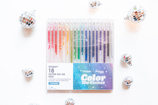 A Brighter Year - Grabie x A Brighter Year — Color The Cosmos Glitter Gel Pens