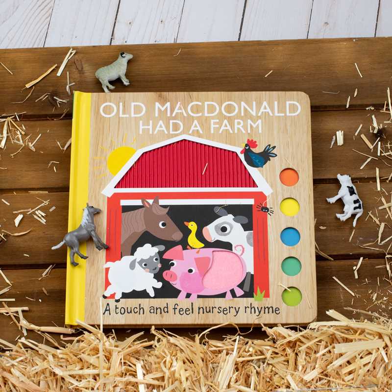Simon & Schuster - Old MacDonald Had a Farm: A Touch and Feel Nursery Rhyme by