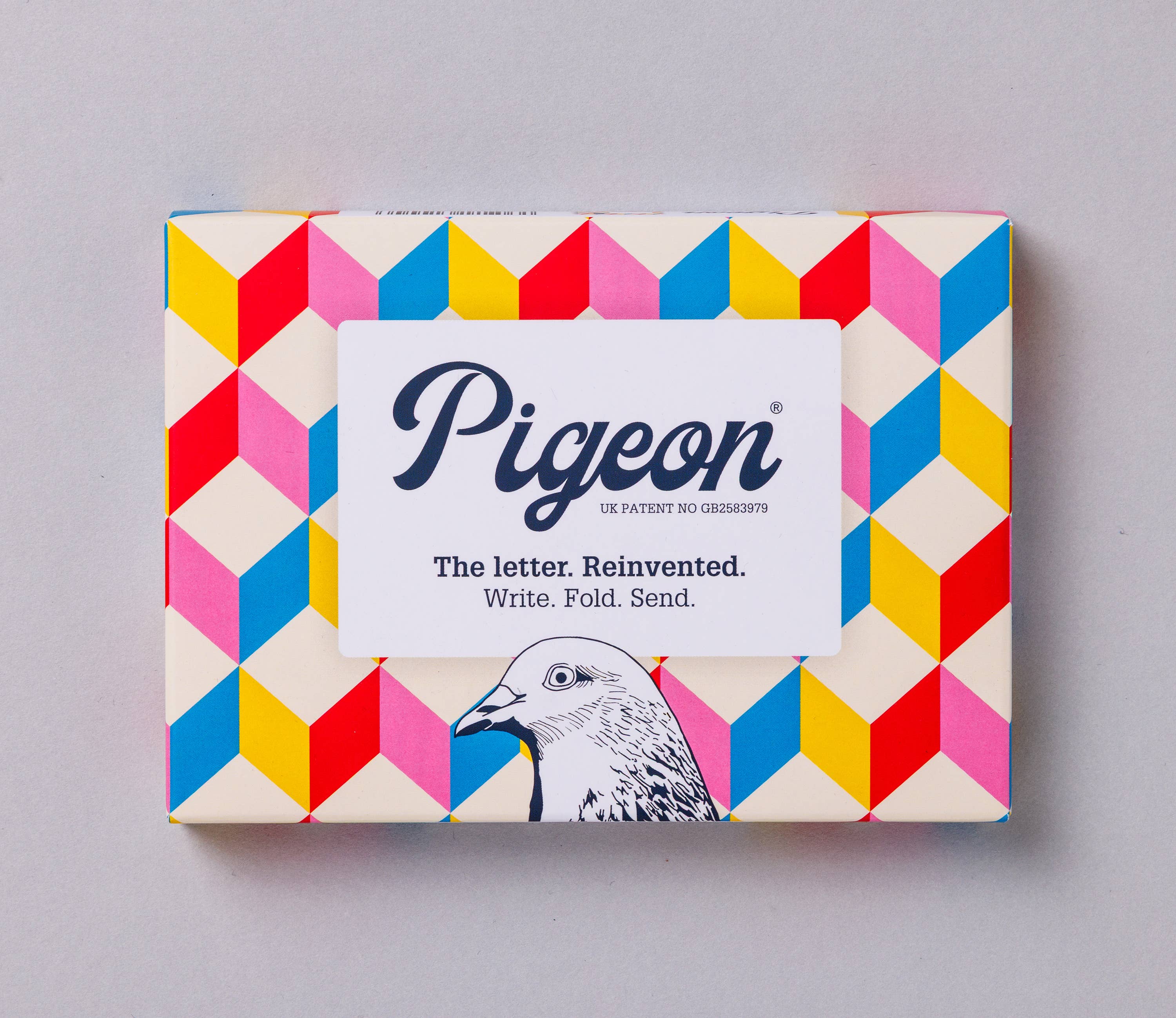 pigeonposted - Urban Pigeon, Colorful Folding Letter Pack, Pack of 6
