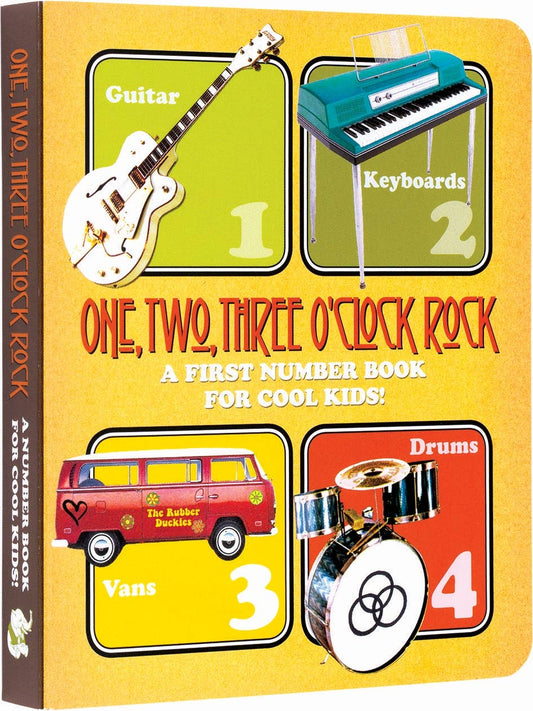 Laughing Elephant Books - One, Two, Three O'clock, Rock:First Number Book - Children's