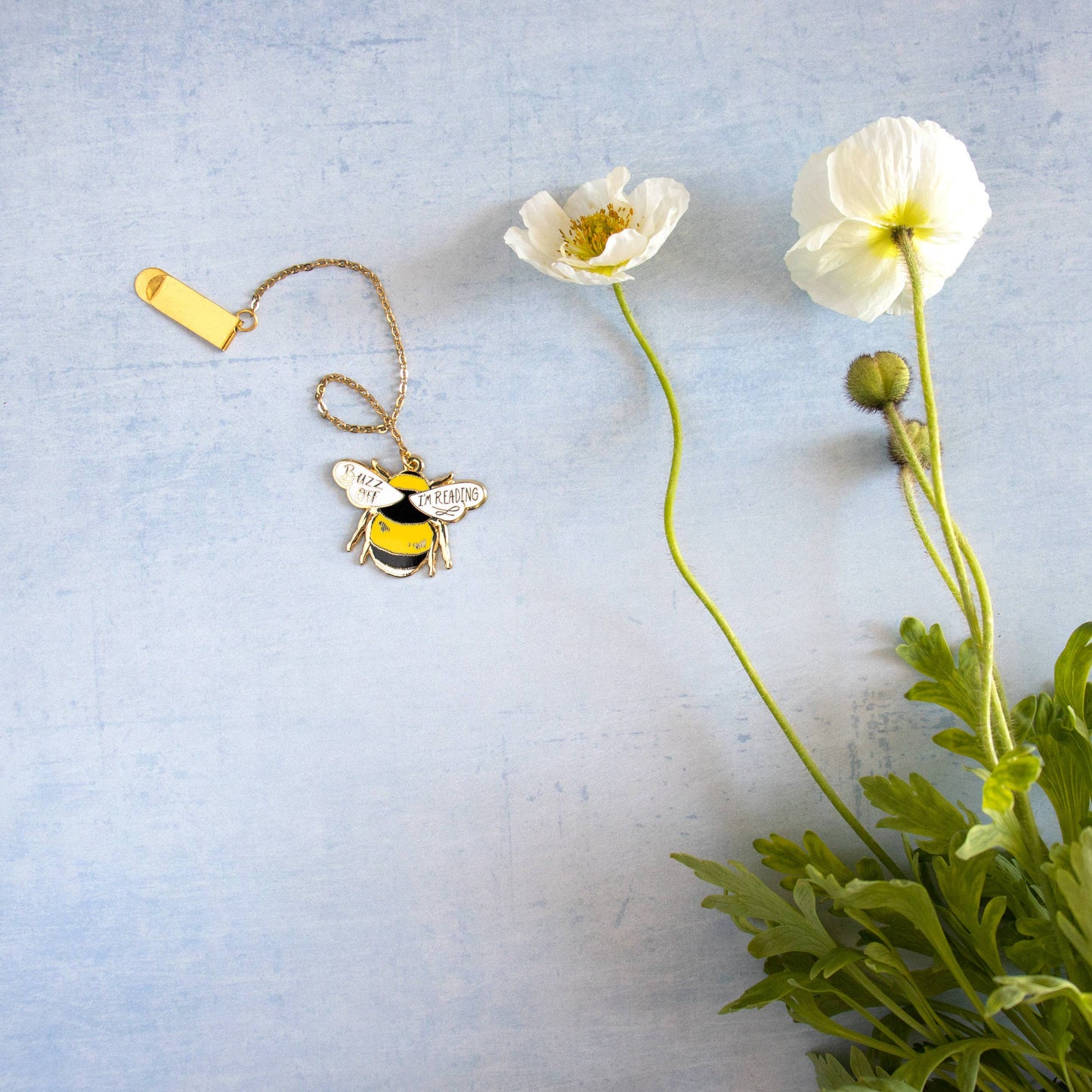 Pineapple Sundays Design Studio - Bumble Bee Enamel Pin Bookmark