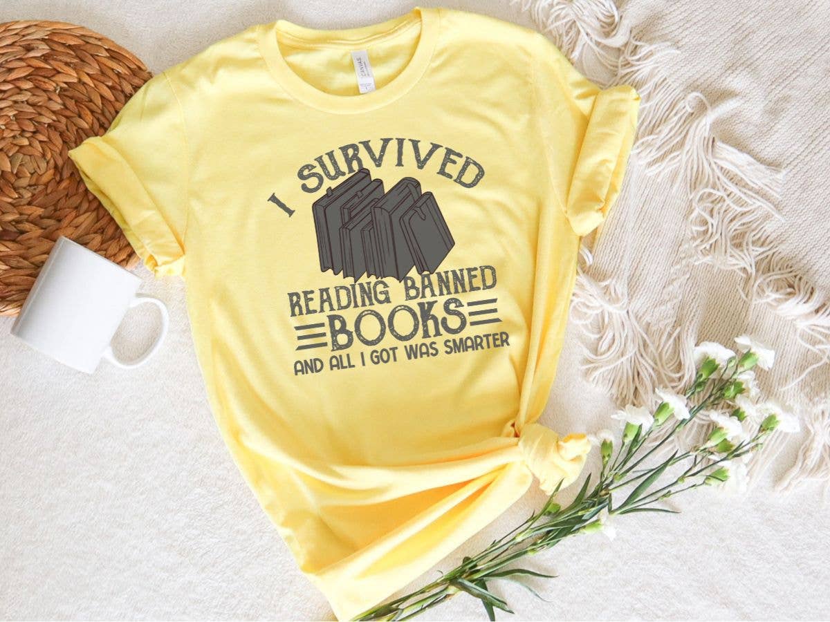 Sister Ray - I Survived Reading Banned Books  T Shirt