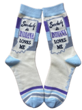 Buy Socks You All - Somebody in Indiana Loves Me Women's Socks