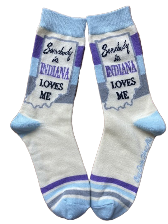 Buy Socks You All - Somebody in Indiana Loves Me Women's Socks