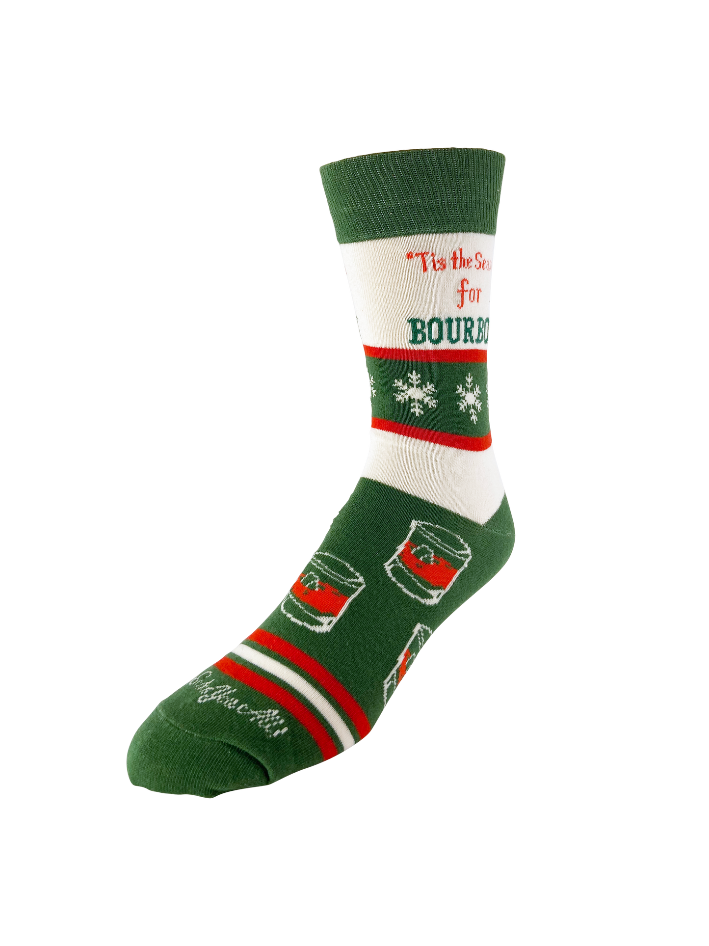 Buy Socks You All - Tis the Season for Bourbon - Men's Socks