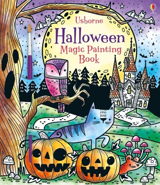 HarperCollins - Halloween Magic Painting Book : Usborne