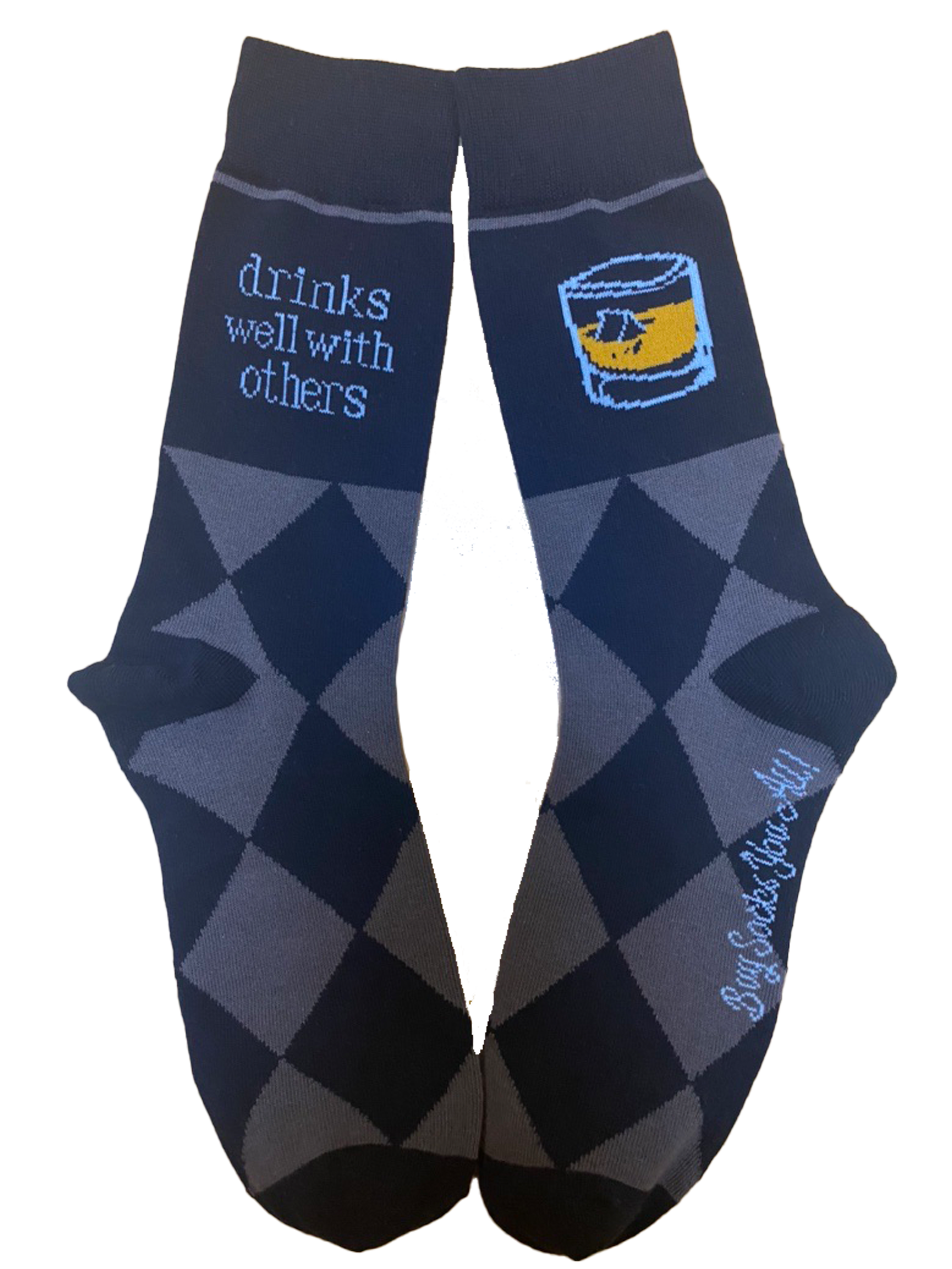 Buy Socks You All - Drinks Well With Others Men's Socks