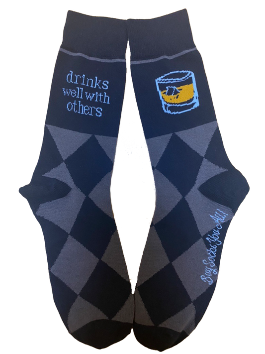 Buy Socks You All - Drinks Well With Others Men's Socks