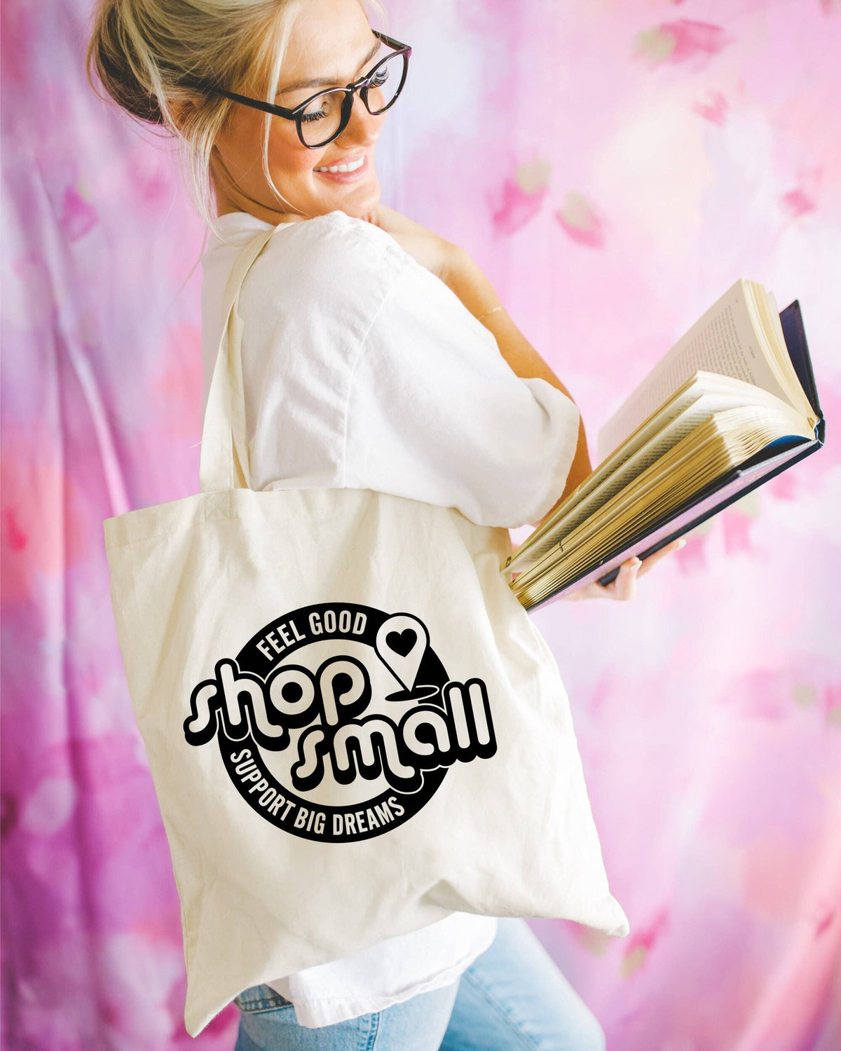 256 Craft Co - Shop Small Canvas Tote Bag
