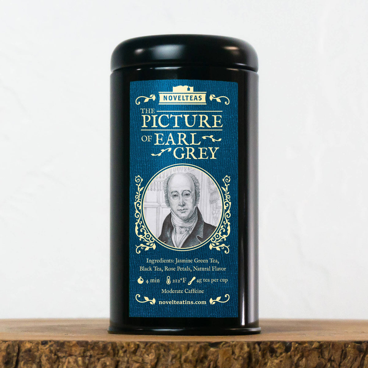Novelteas LLC - The Picture of Earl Grey - Oscar Wilde Loose Tea Tin