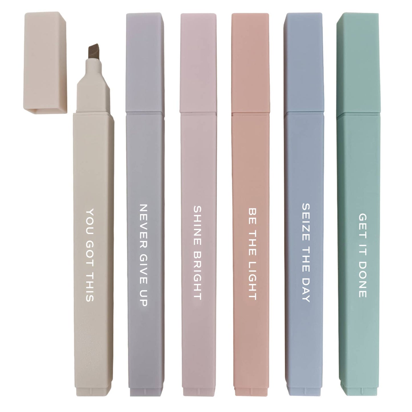 Sweet Water Decor - Neutral Highlighter Set - Stationery Set & Decor