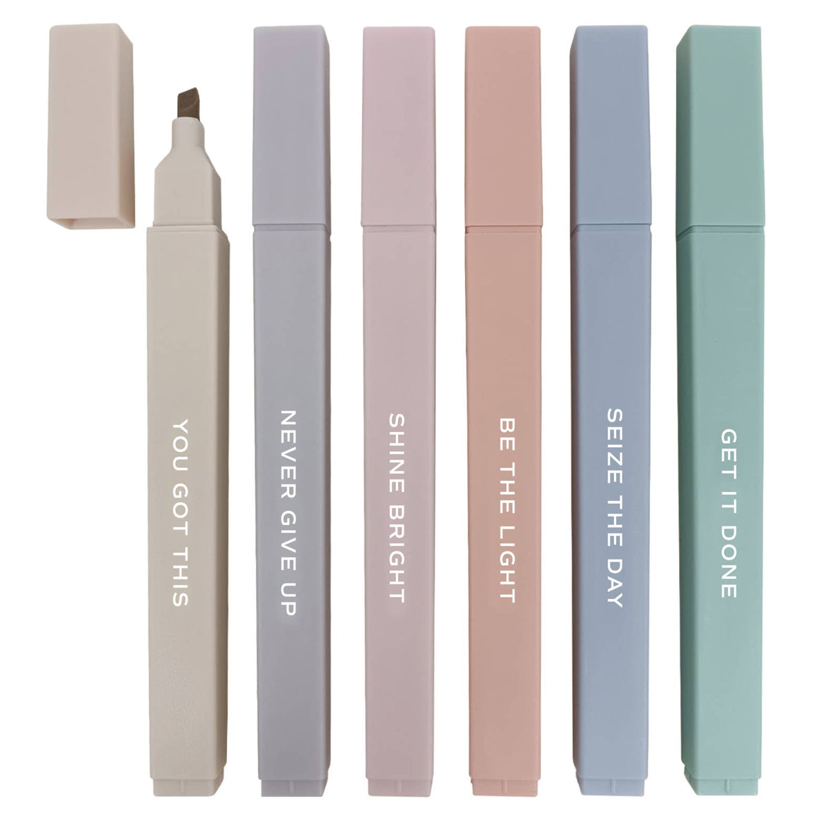 Sweet Water Decor - Neutral Highlighter Set - Stationery Set & Decor