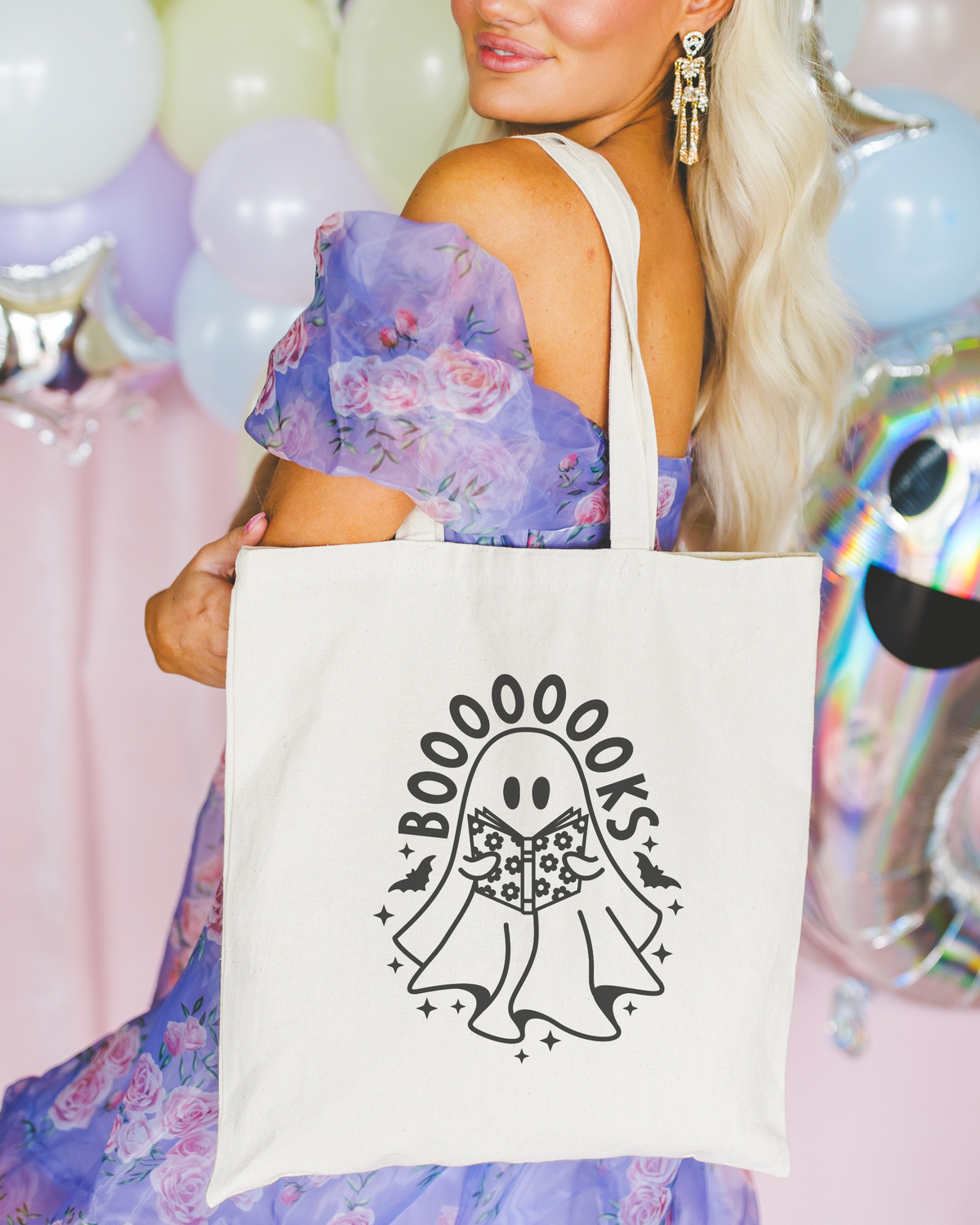256 Craft Co - Boooks Polyester Canvas Tote Bag