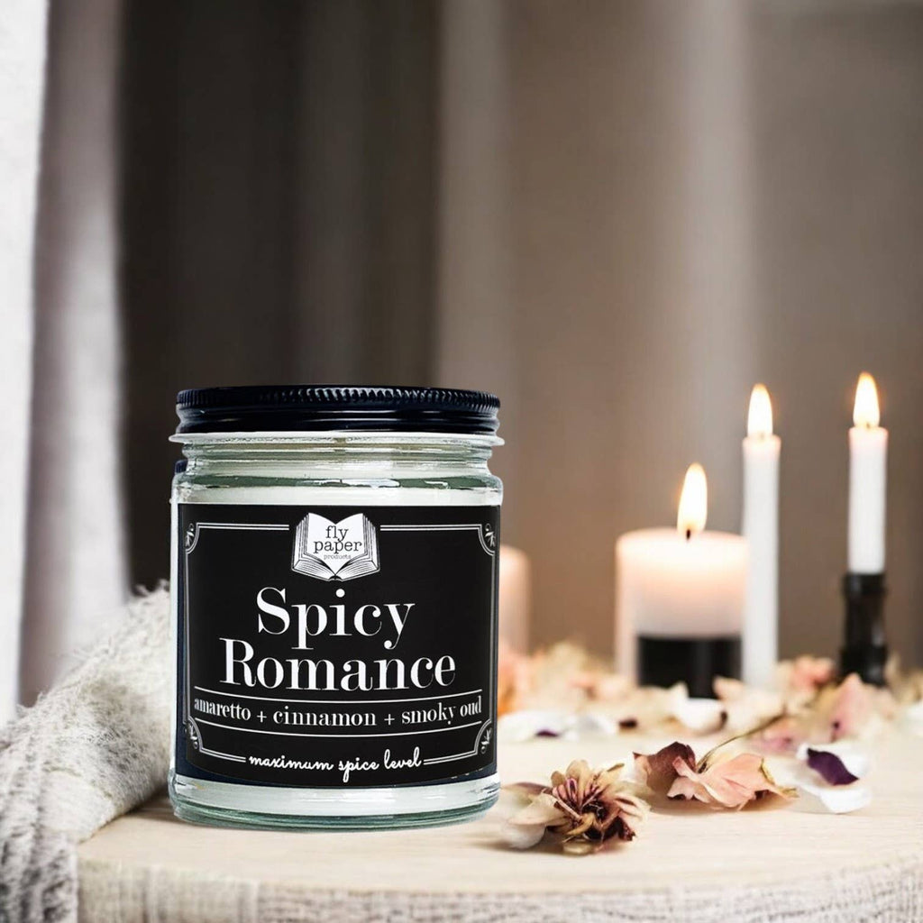 Fly Paper Products - Spicy Romance 9 oz Candle Amaretto + Smoky Oud + Cinnamon