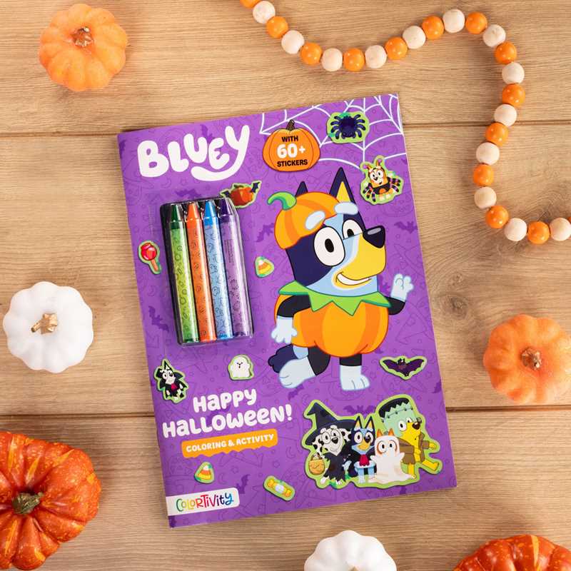 Simon & Schuster - Bluey Colortivity: Happy Halloween! by Grace Baranowski