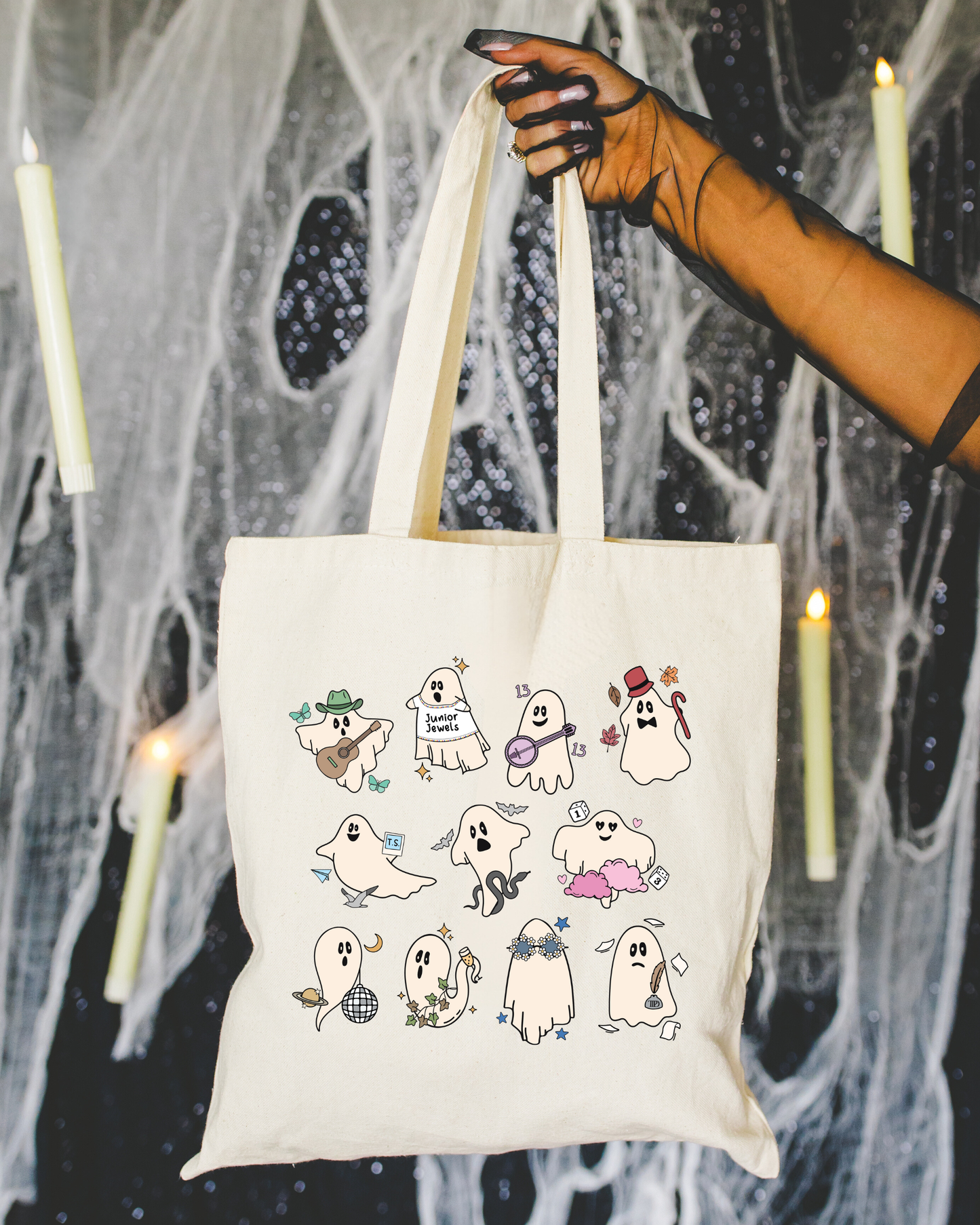 256 Craft Co - Swiftie Eras Ghosts Tote Bag