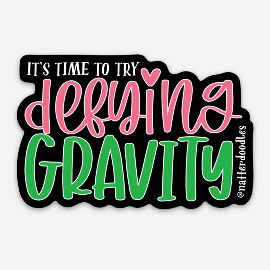 NatterDoodle - Defying Gravity Wicked Elphaba Movie Musical Vinyl Sticker