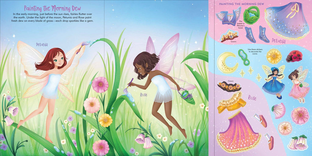 Peter Pauper Press - Fairies Sticker Doll Dress-Up Book