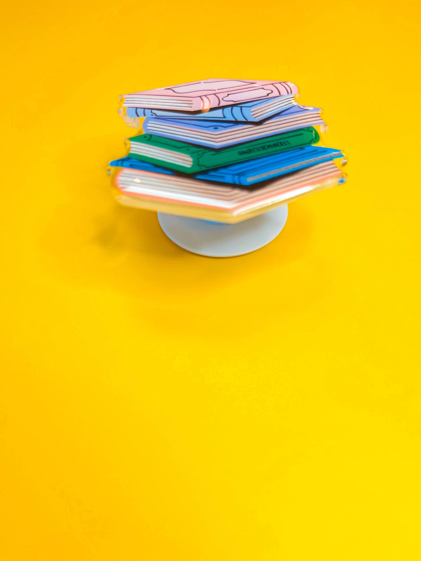 NatterDoodle - Stacks on Stacks Book Phone Grips Reading Reader Teacher